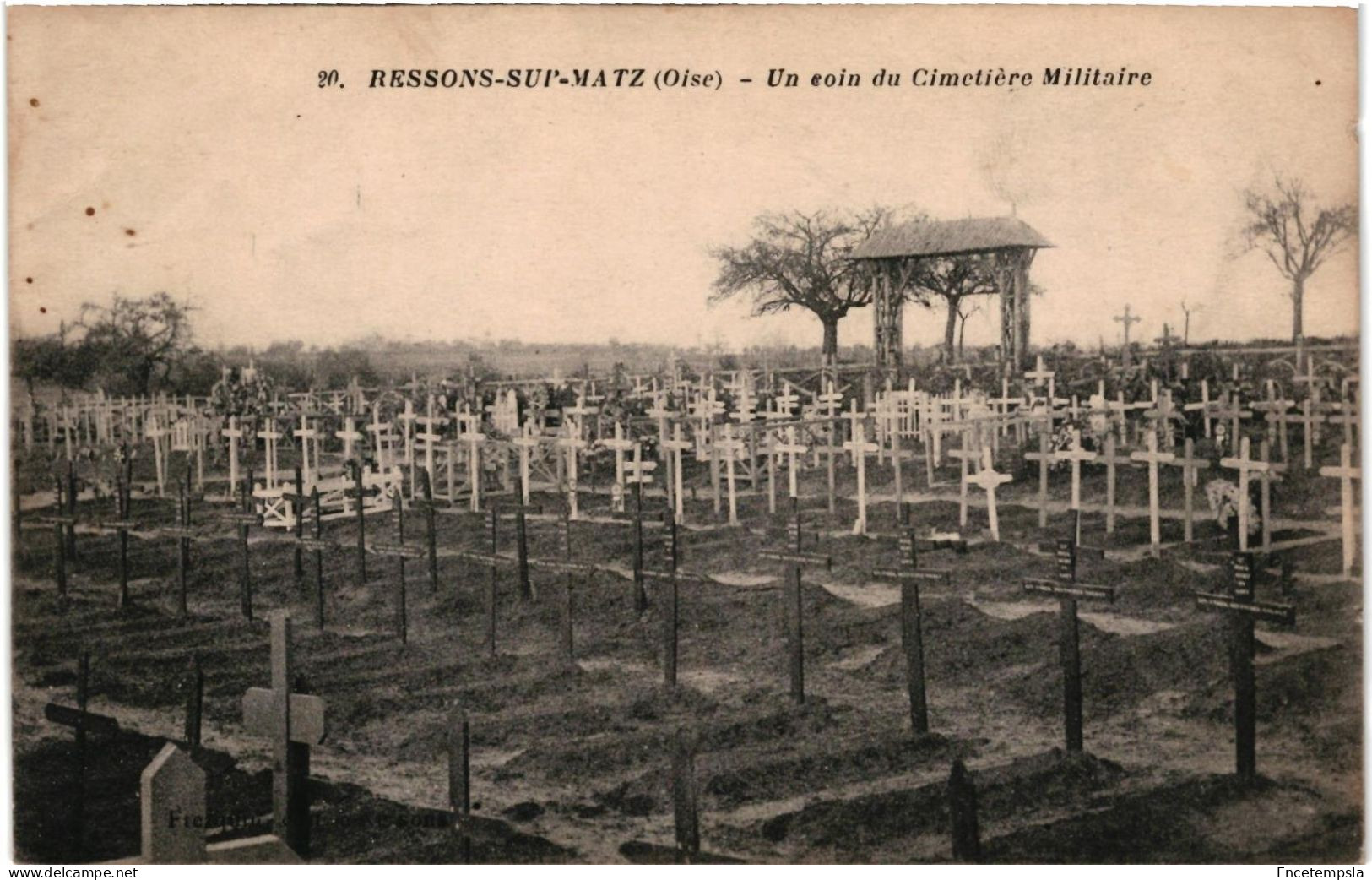 CPA   Carte Postale  France Ressons-sur-Matz  Un coin du cimetière VM107546