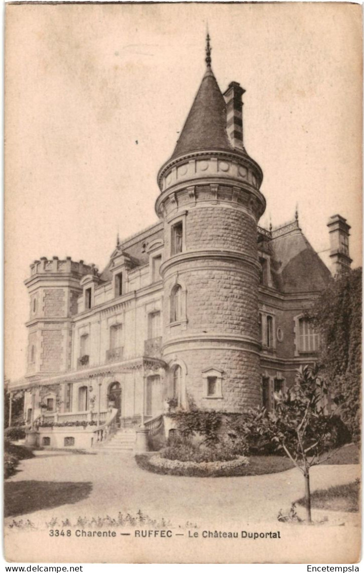 CPA   Carte Postale France  Ruffec Château Duportal   VM107354