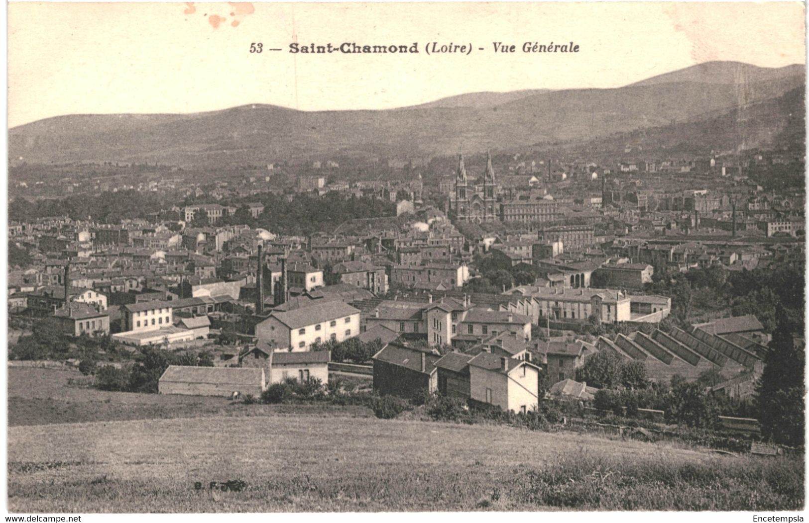 CPA  Carte Postale  France  Saint Chamond  Vue générale 1927 VM57192