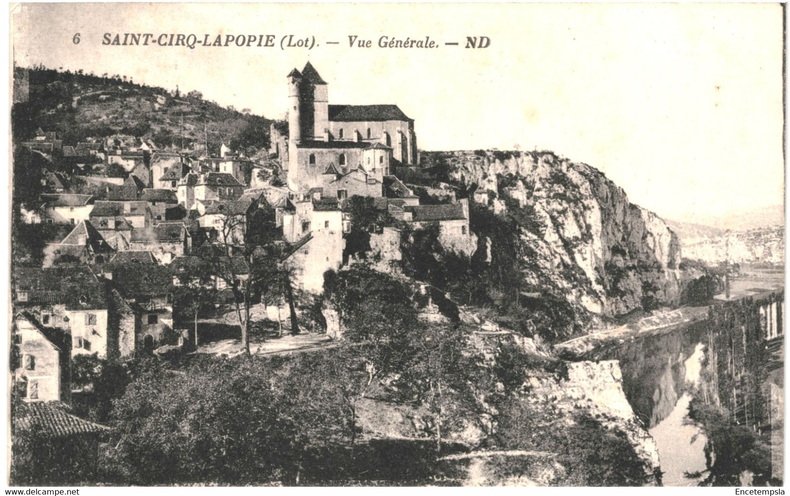 CPA Carte Postale France- Saint-Cirq-Lapopie vue générale 1931 VM45248
