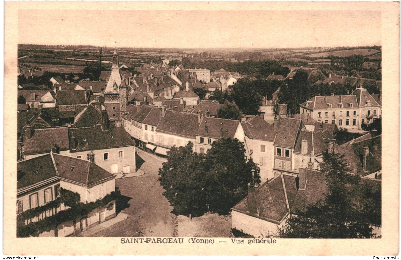 CPA  Carte Postale France Saint Fargeau  Vue générale   VM71618