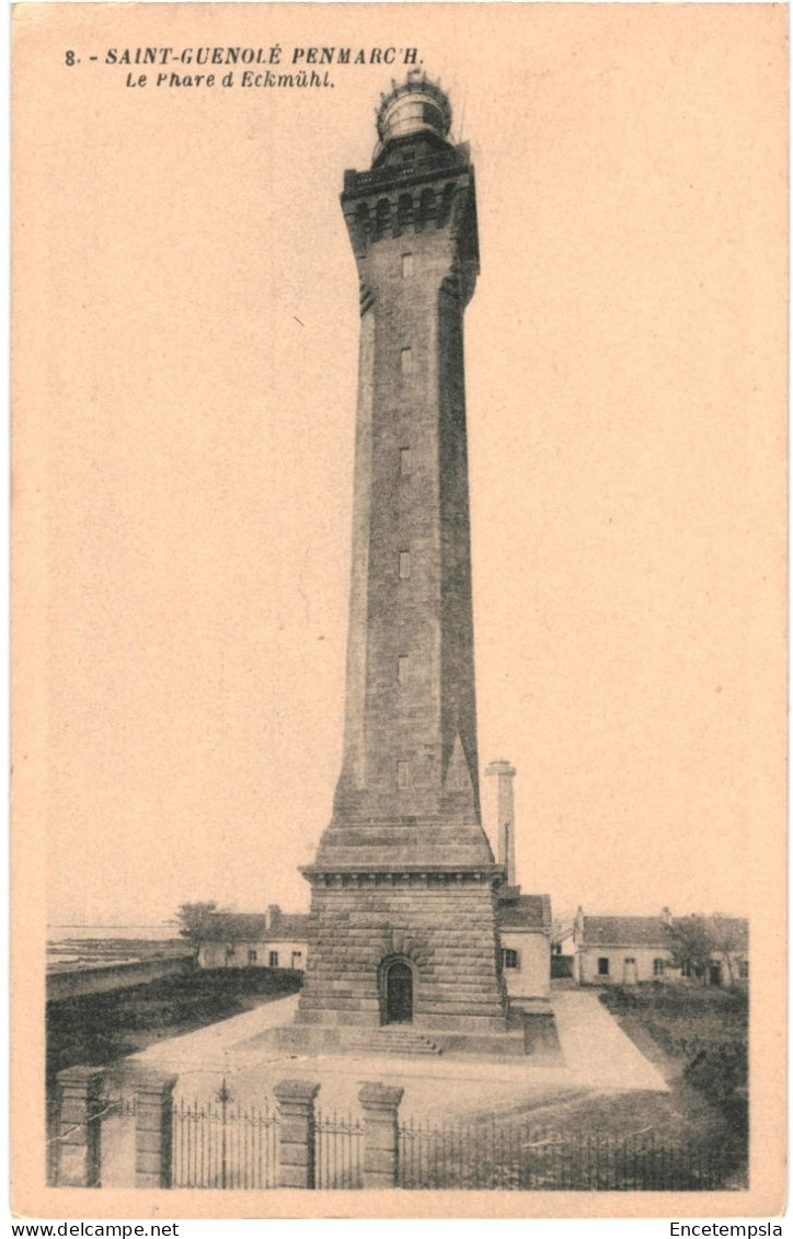 CPA Carte postale France  Saint Guenolé Penmarch Phare d'Eckmühl  VM65010