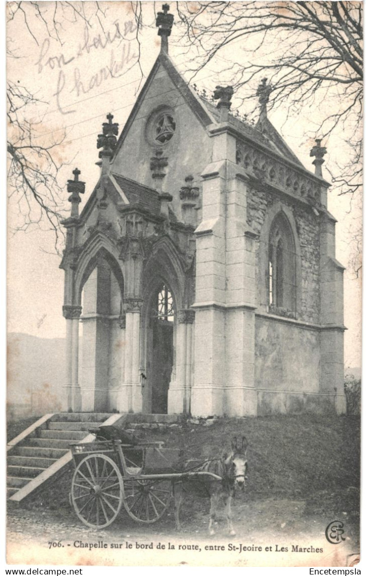 CPA Carte Postale  France  Saint Jeoire Chapelle entre Saint Jeoire et Les Marches 1906 VM92451ok