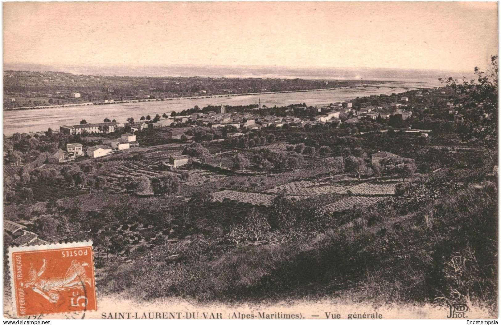 CPA Carte postale France  Saint-Laurent-du-Var  Vue générale  VM84901