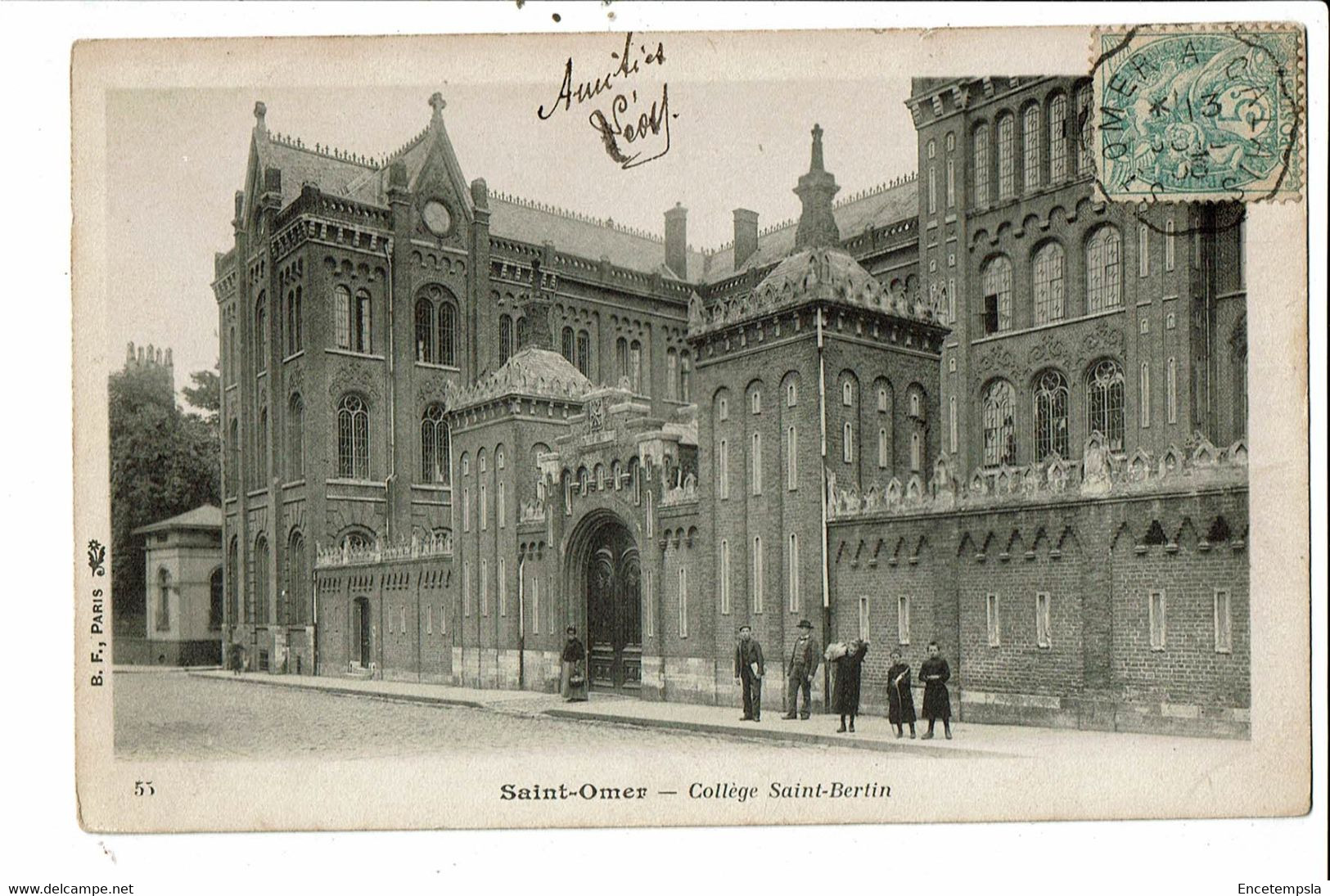 CPA Carte Postale-France-Saint-Omer Collège Saint Bertin 1906-VM31330at