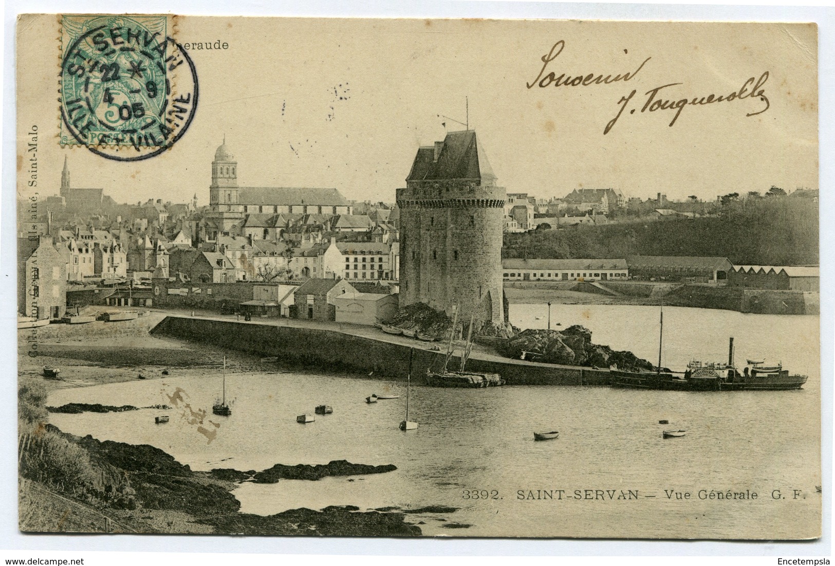 CPA - Carte Postale - France - Saint Servan - Vue Générale - 1905 ( CP4490 )