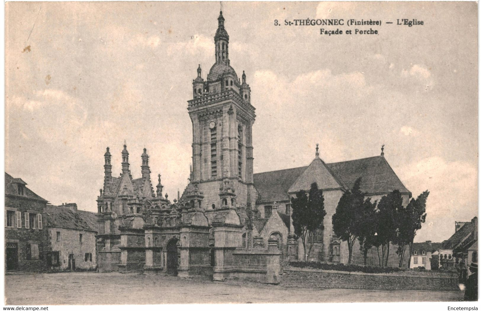 CPA Carte postale France   Saint-Thégonnec Eglise Façade et Porche  VM63649