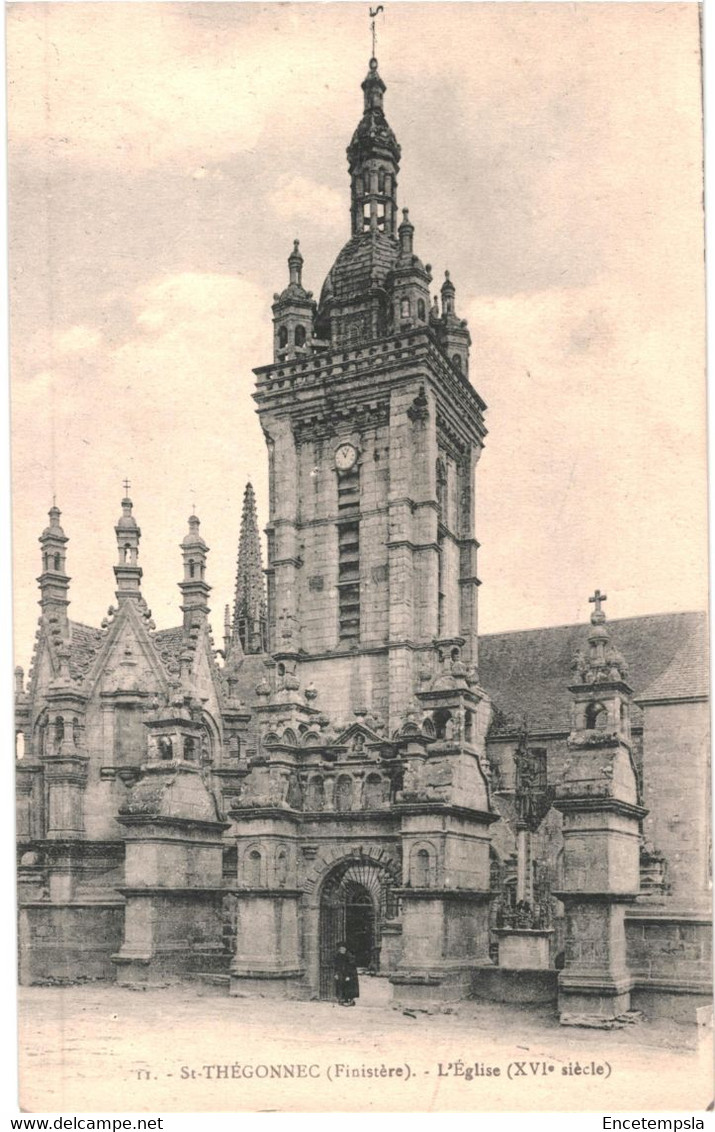 CPA  Carte postale France  Saint-Thégonnec  L'église    VM63544