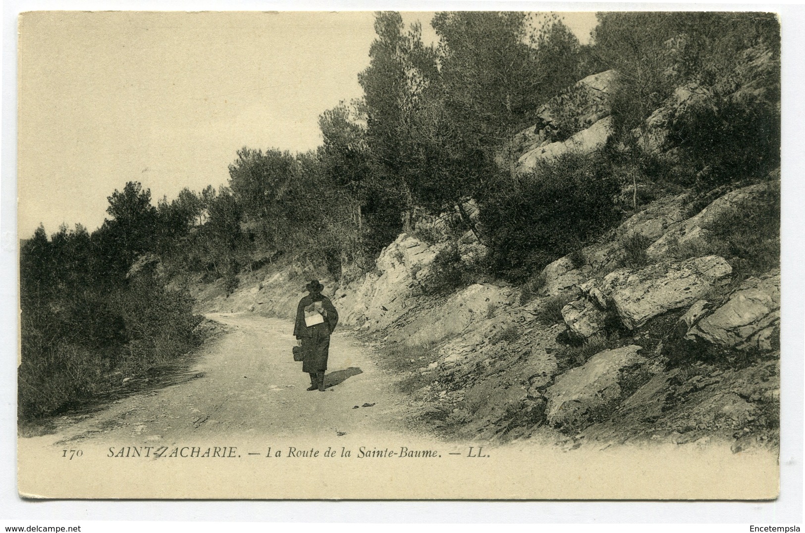 CPA - Carte Postale - France - Saint Zacharie - la Route de la Sainte Baume ( CP4652 )