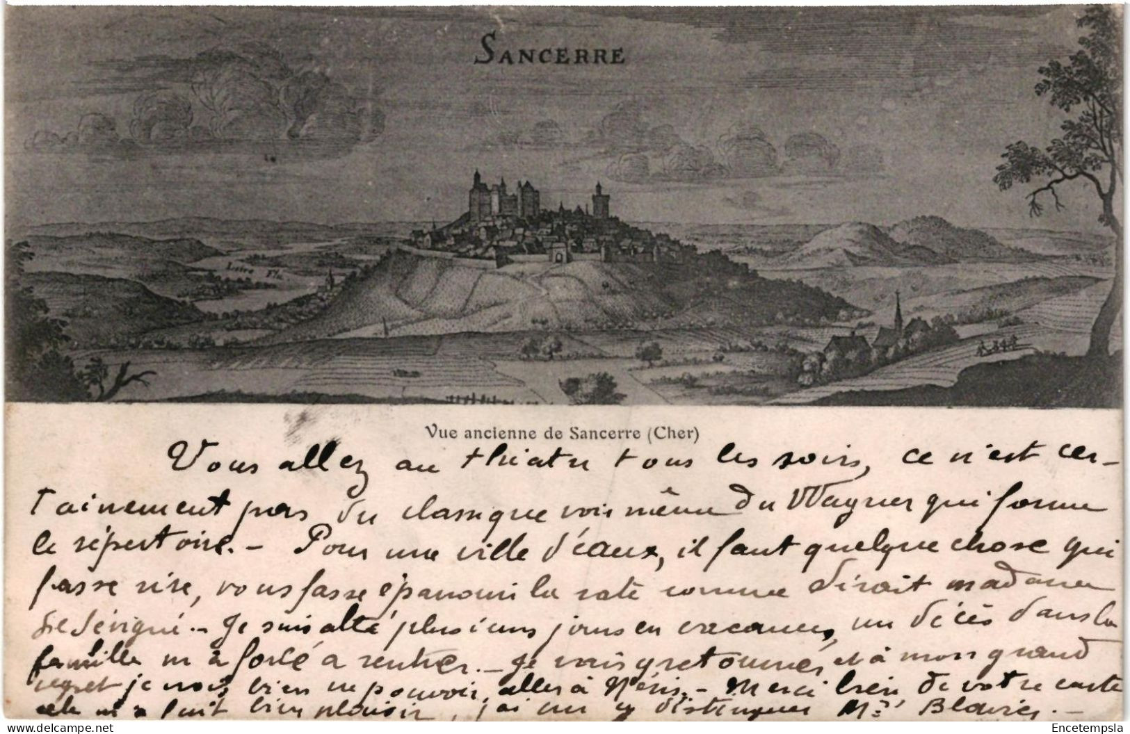CPA Carte postale  France  Sancerre  Vue ancienne de Sancerre 1907  VM97870