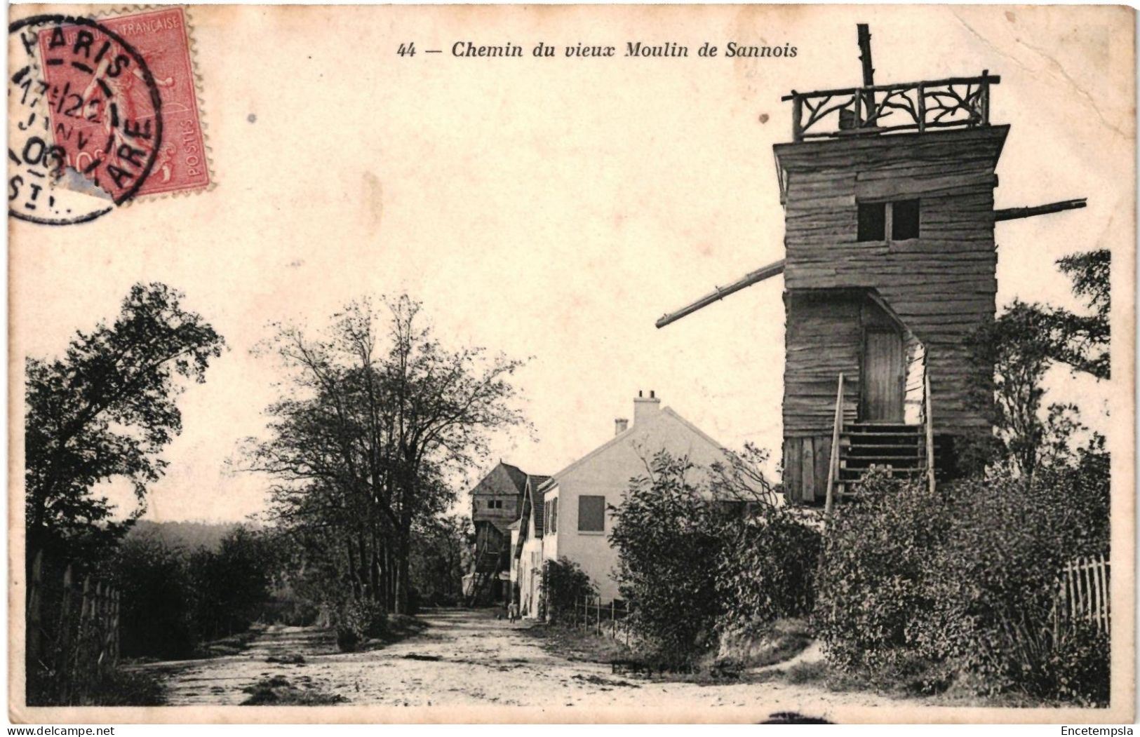 CPA   Carte Postale   France  Sannois Chemin du vieux moulin 1906 VM107723ok