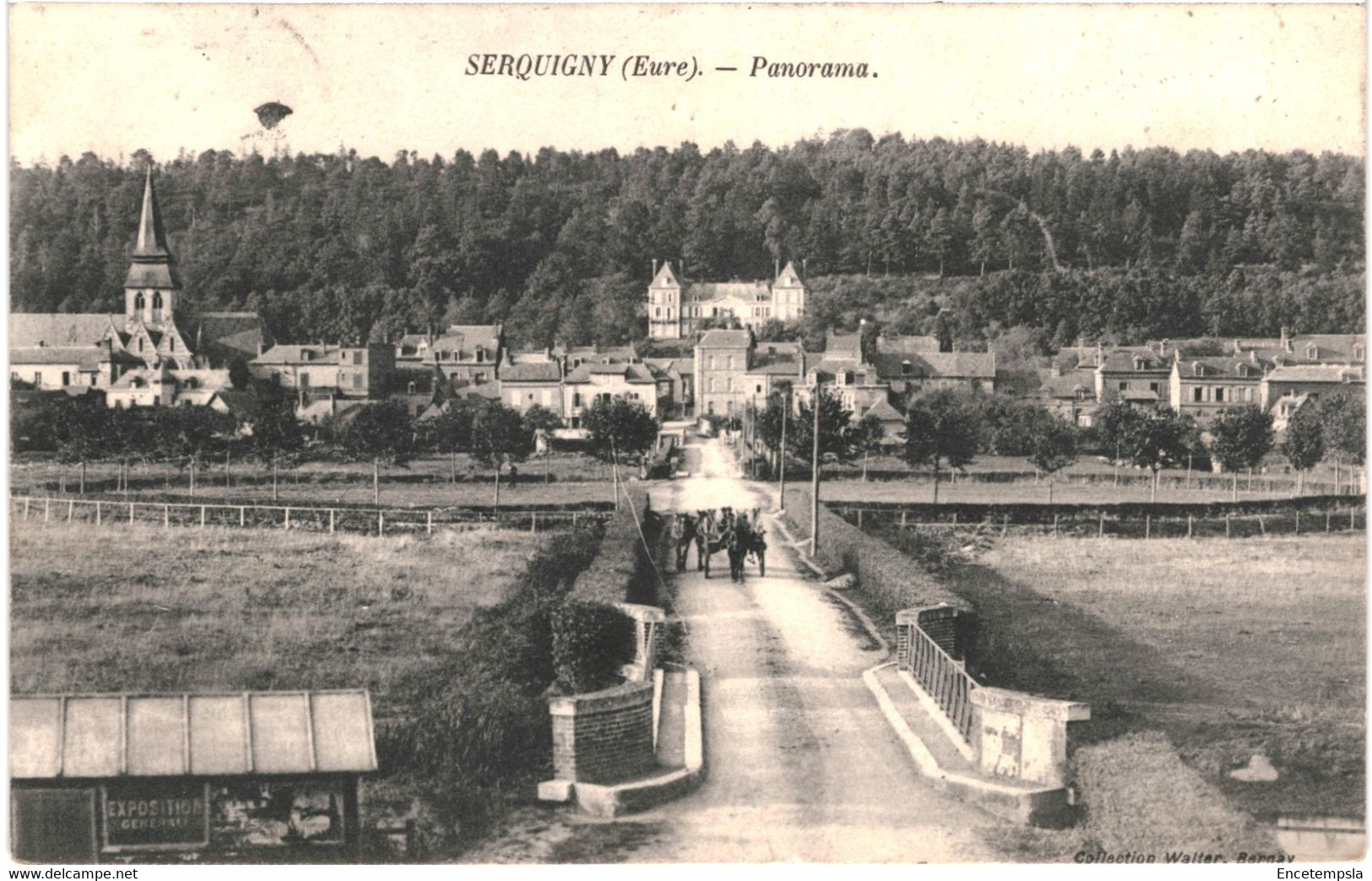 CPA Carte Postale France Serquigny  Panorama 1907 VM60023