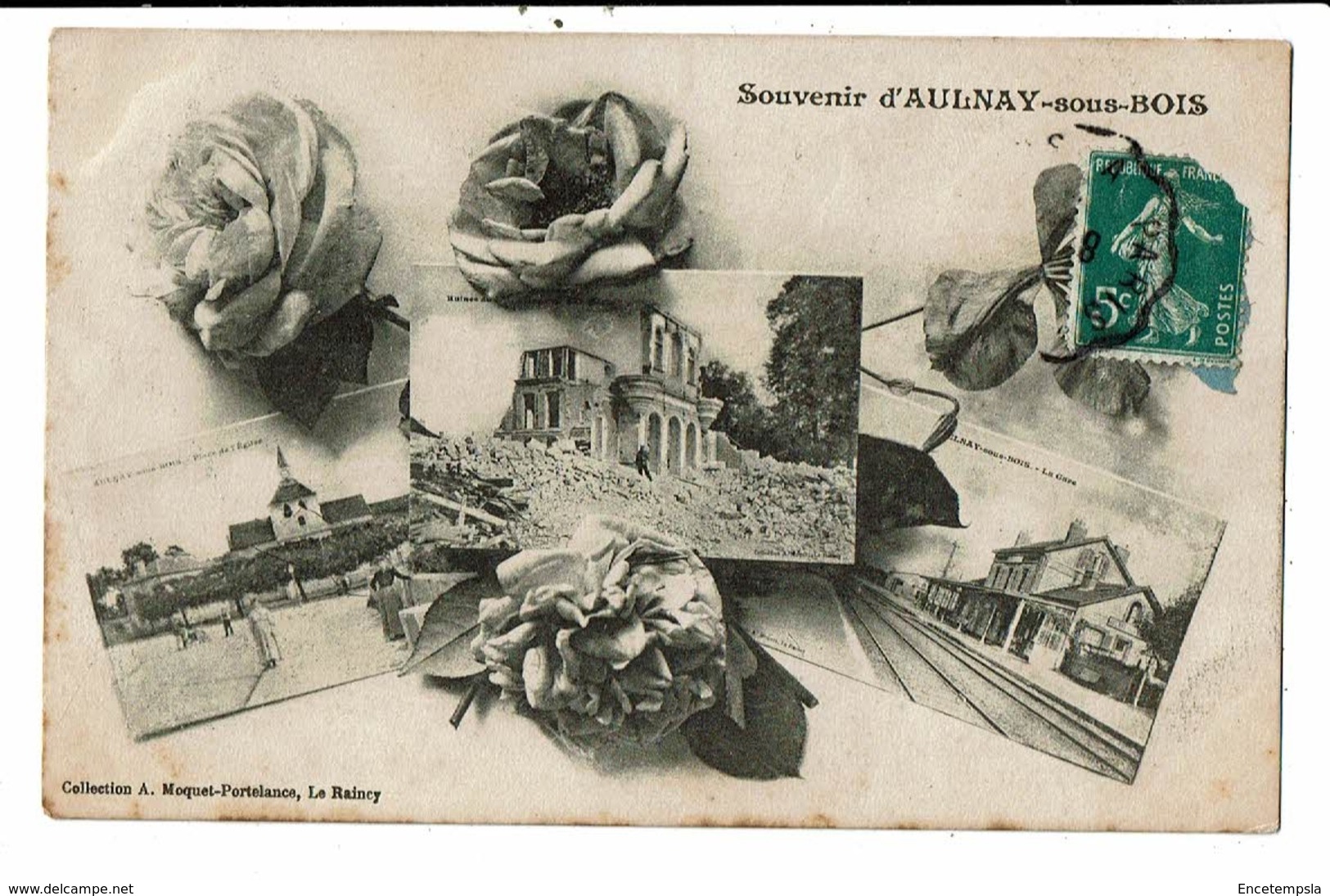 CPA Carte Postale France  Souvenir d' Aulnay sous Bois-Multi vues VM12499