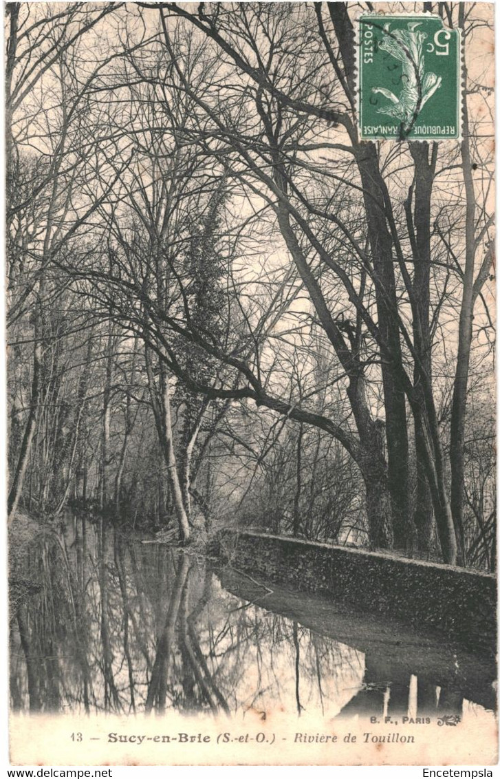 CPA carte postale France Sucy-en-Brie  Rivière de Touillon   VM62076