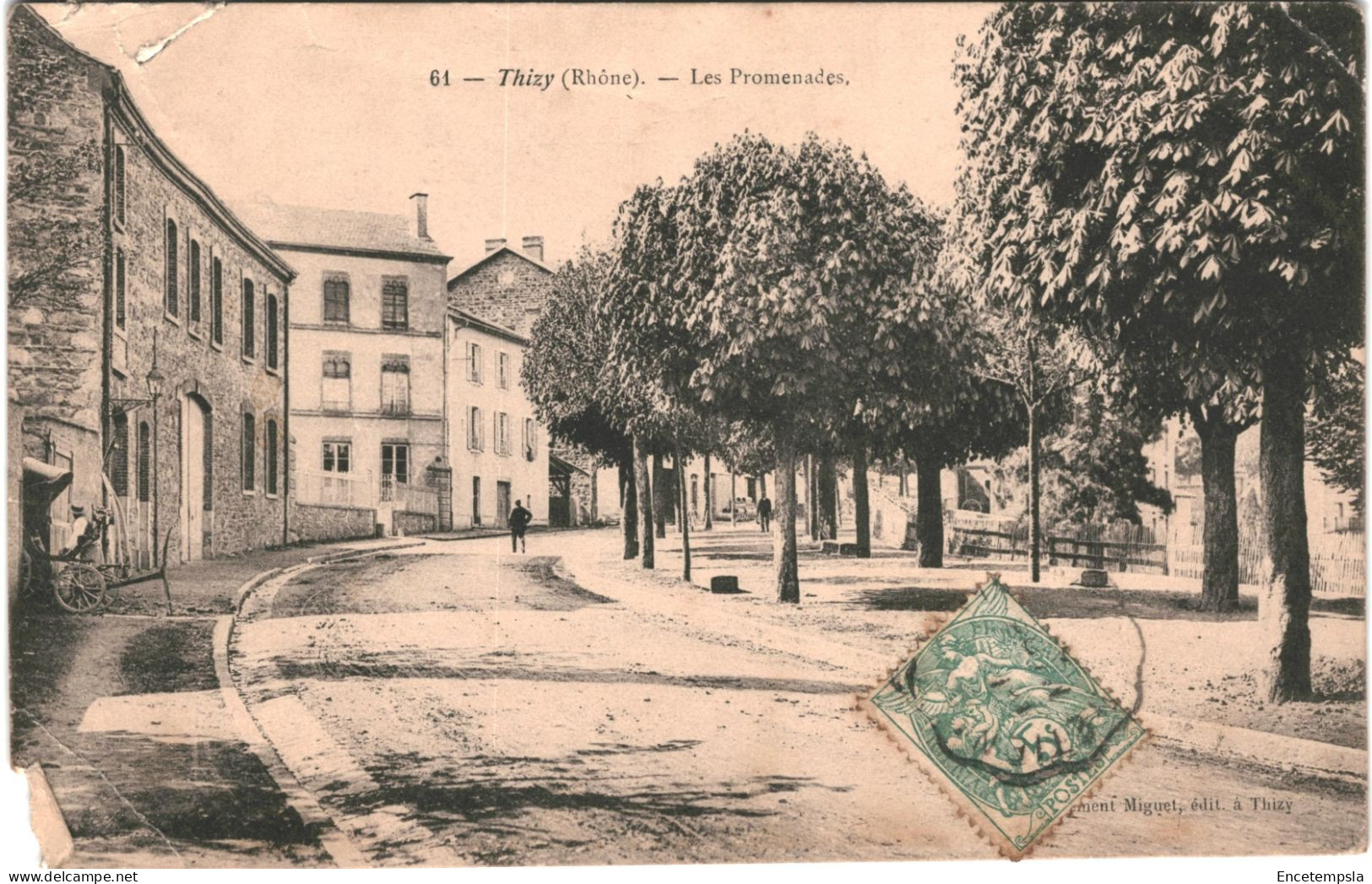 CPA Carte Postale France Thizy Les Promenades VM78339