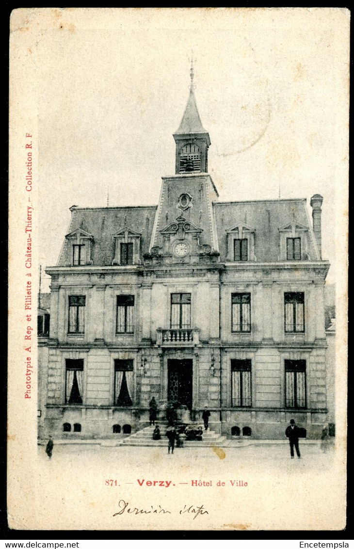 CPA - Carte Postale - France - Verzy - Hôtel de Ville  (CP19466)
