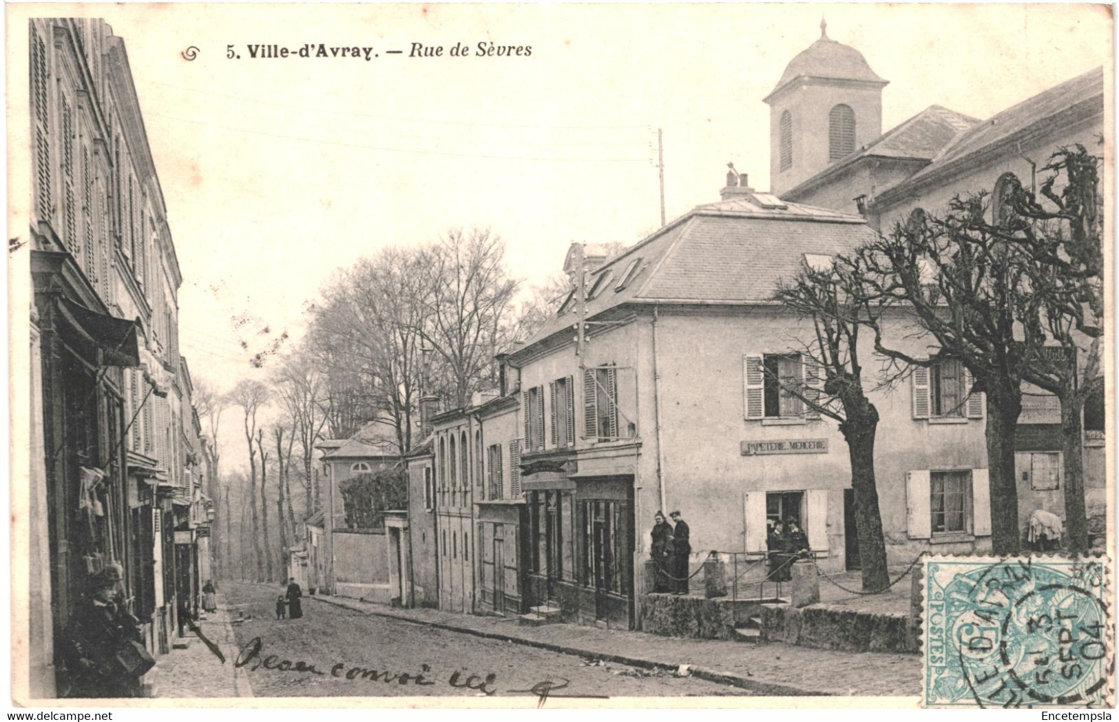 CPA carte postale France Ville-d’Avray  Rue de Sèvres 1904 VM60346