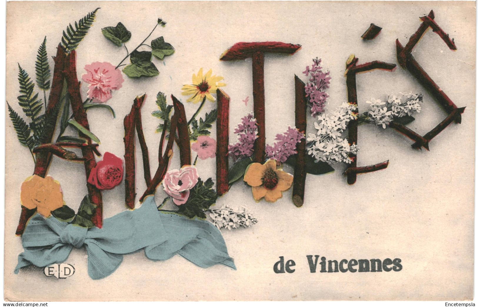 CPA Carte Postale France   Vincennes Amitiés de Vincennes 1919 VM93267