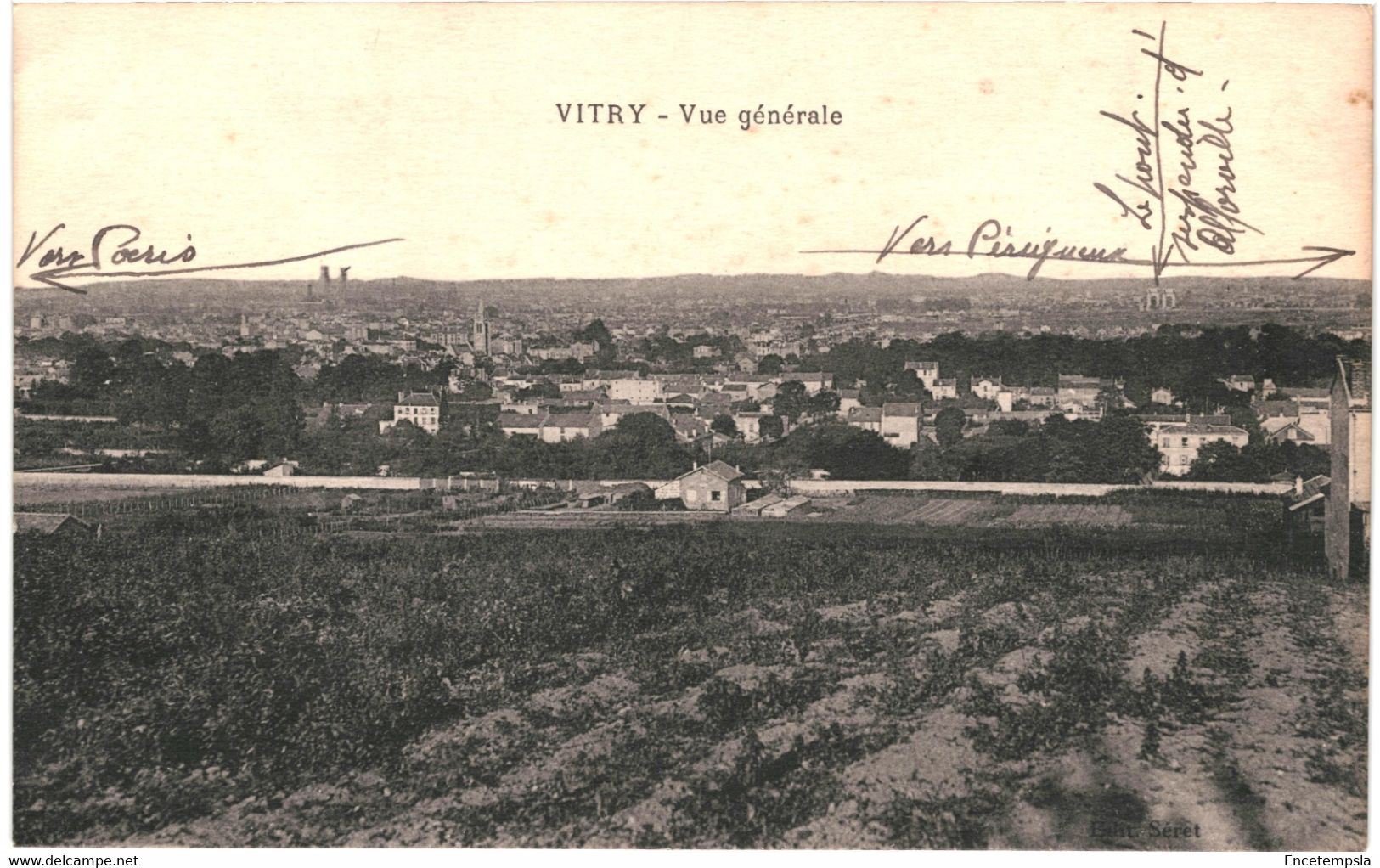 CPA-Carte postale-France-Vitry sur Seine Vue générale  VM49956