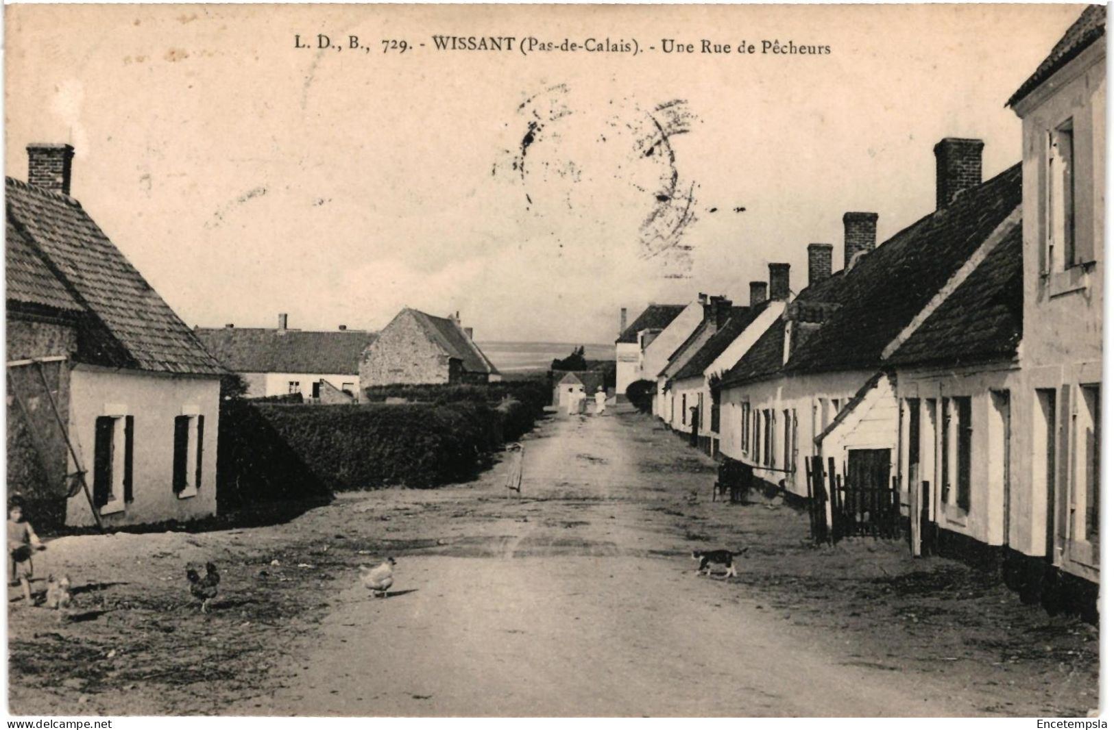 CPA Carte Postale France  Wissant Une rue de pêcheurs 1910 VM103115ok