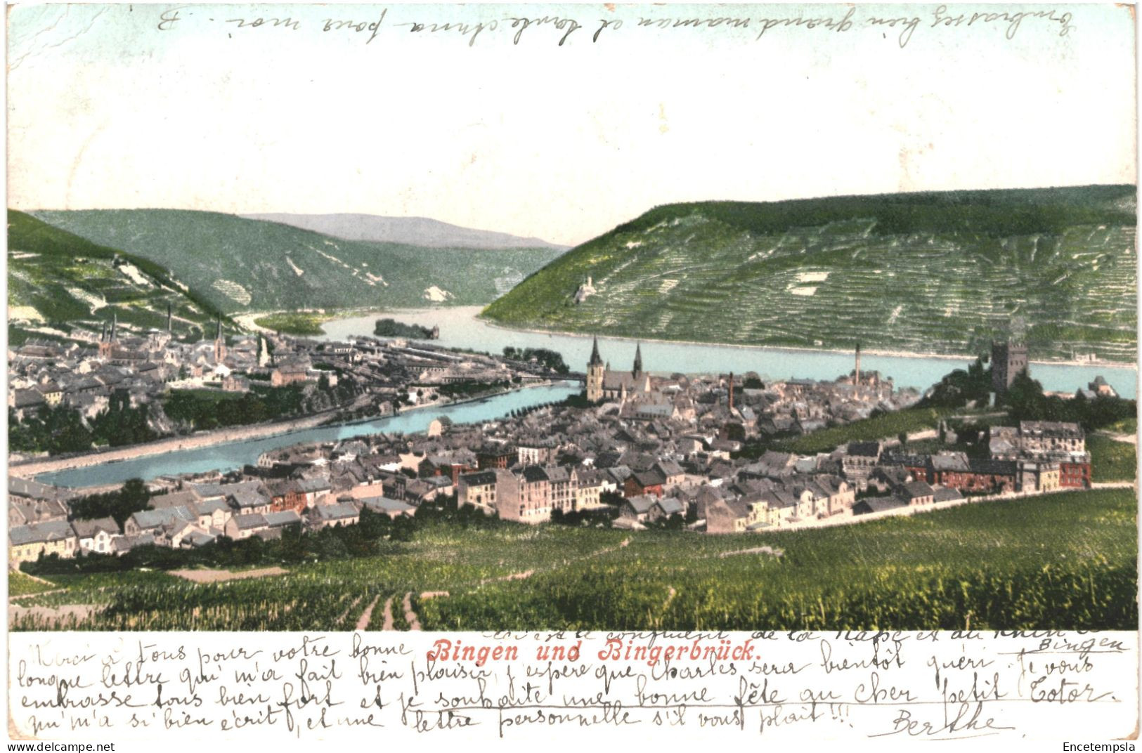 CPA  Carte Postale Germany Bingen am Rhein  Bingen und Bingerbruck 1903 VM75460ok