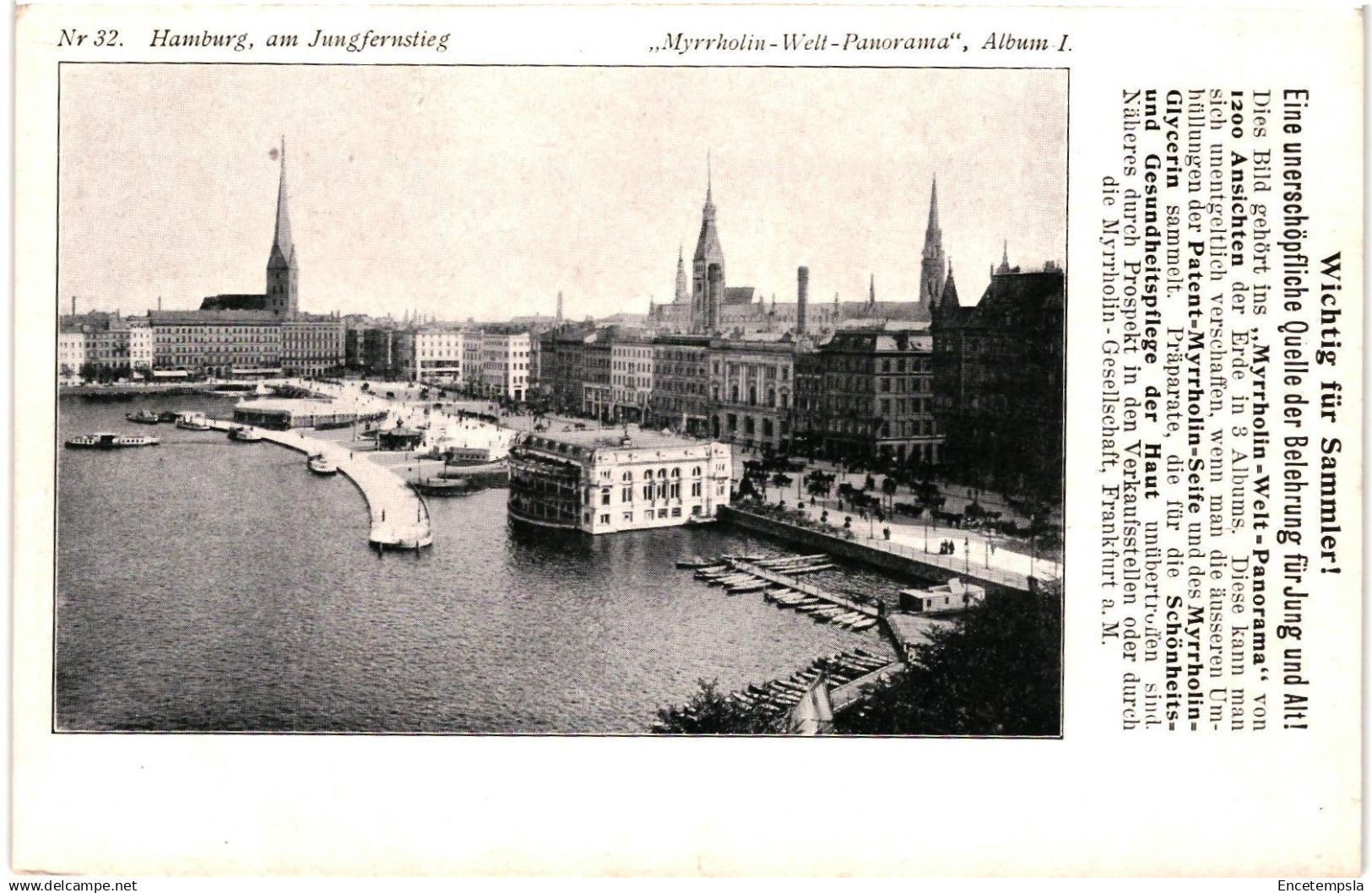 CPA  Carte postale  Germany Hambourg am Jungfernstieg  début 1900 VM95798