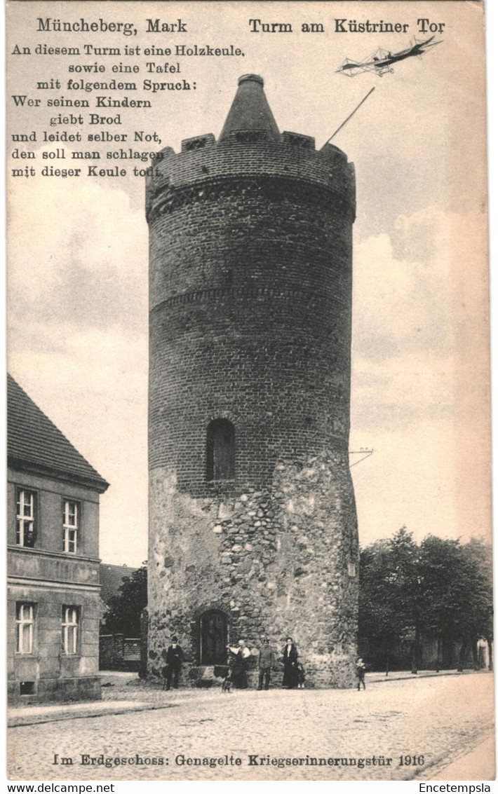 CPA - Carte postale - Germany-  Müncheberg Mark Turm am Küstriner Tor  VM43815+