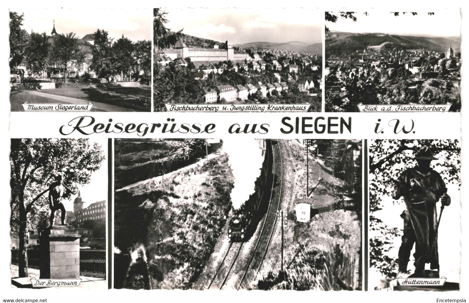 CPA - Carte Postale - Germany-Siegen Reisegrüsse aus Siegen Multi vues 1955 VM37420