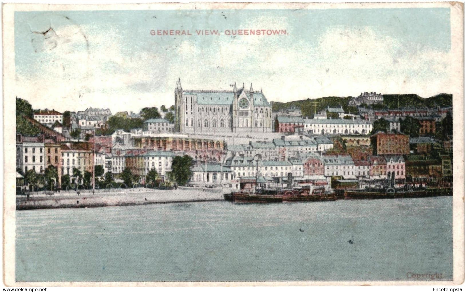 CPA  Carte Postale  Irlande QUEENSTOWN General View   VM99135