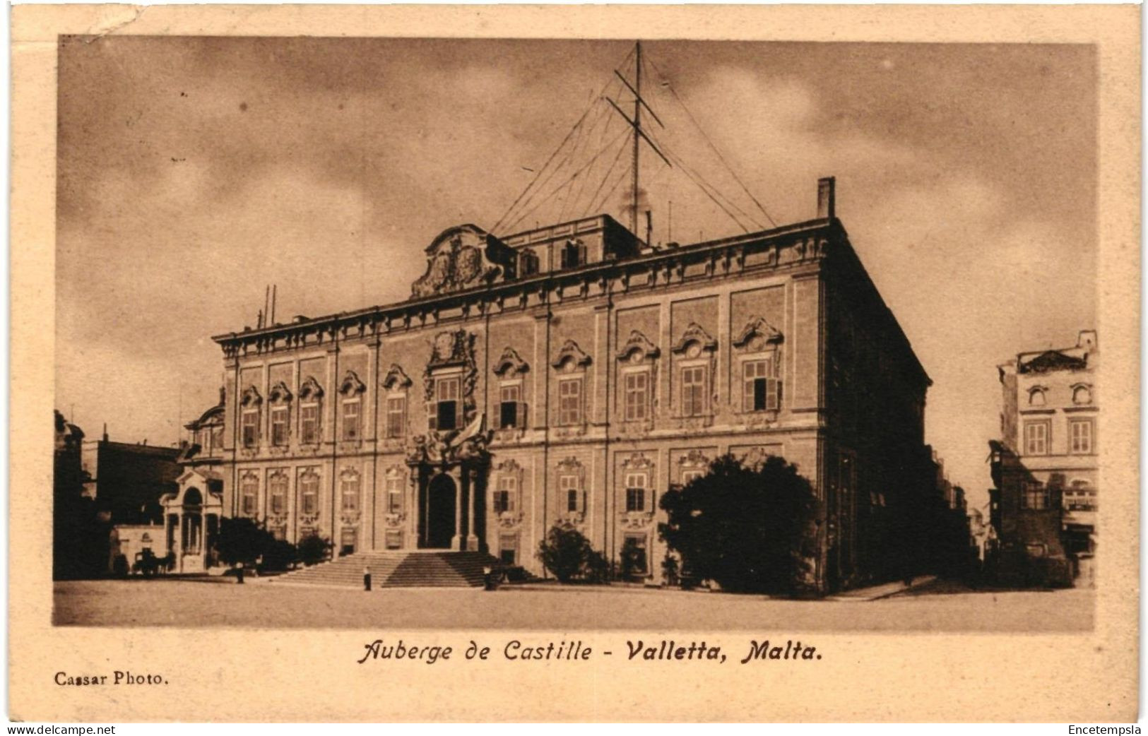 CPA  Carte Postale   Malte  Valletta Auberge de Castille  VM111742