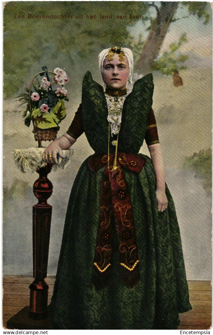 CPA Carte Postale  Pays Bas  Axel Een Boerendochter uit het land van Axel 1910 VM94398