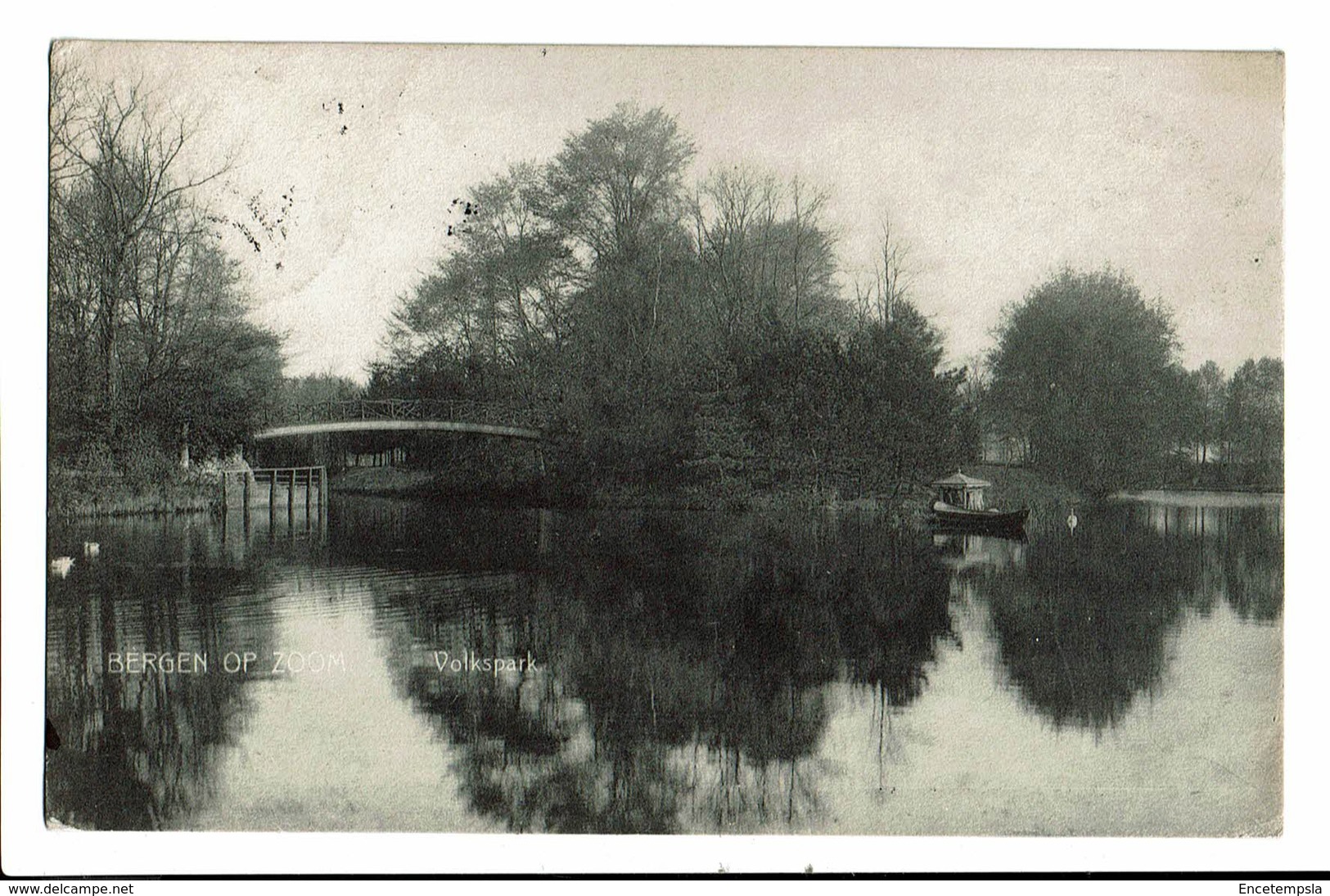 CPA - Carte Postale- Pays Bas - Bergen op Zoom- Volkspark-1909 - S5048