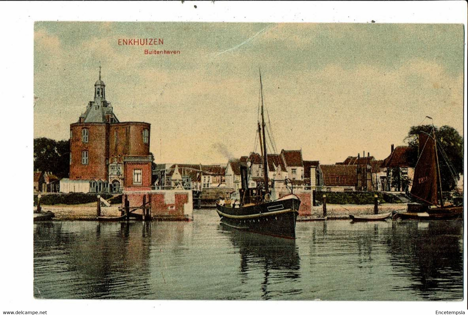 CPA carte postale-Pays Bas  Enkhuizen- Buiten haven -1907-VM23091br