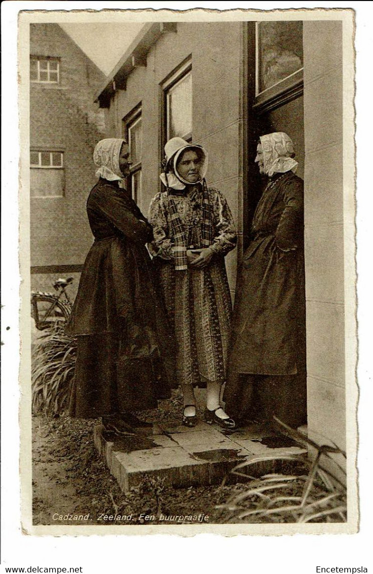 CPA Carte Postale -Pays Bas-Zeeland Cadzand-Een buurpraatje-1937 VM24976br