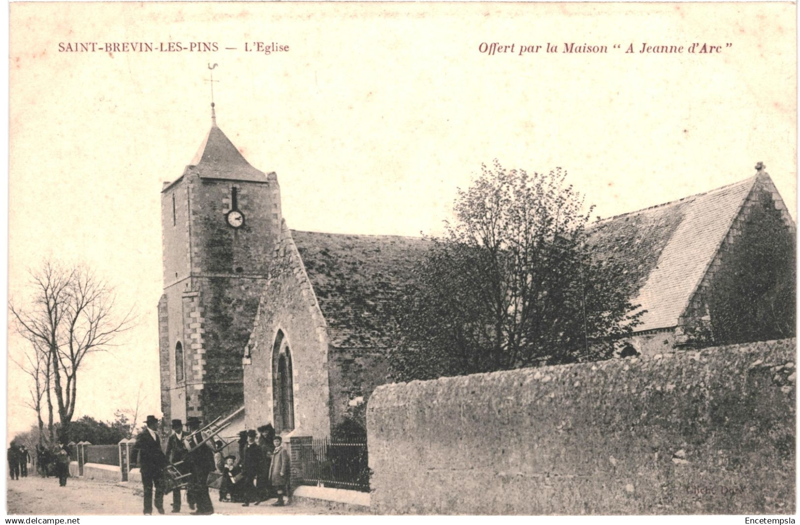 CPA  Carte Postale publicitaire  France  Saint-Brevin-les-Pins  L'église VM88553ok