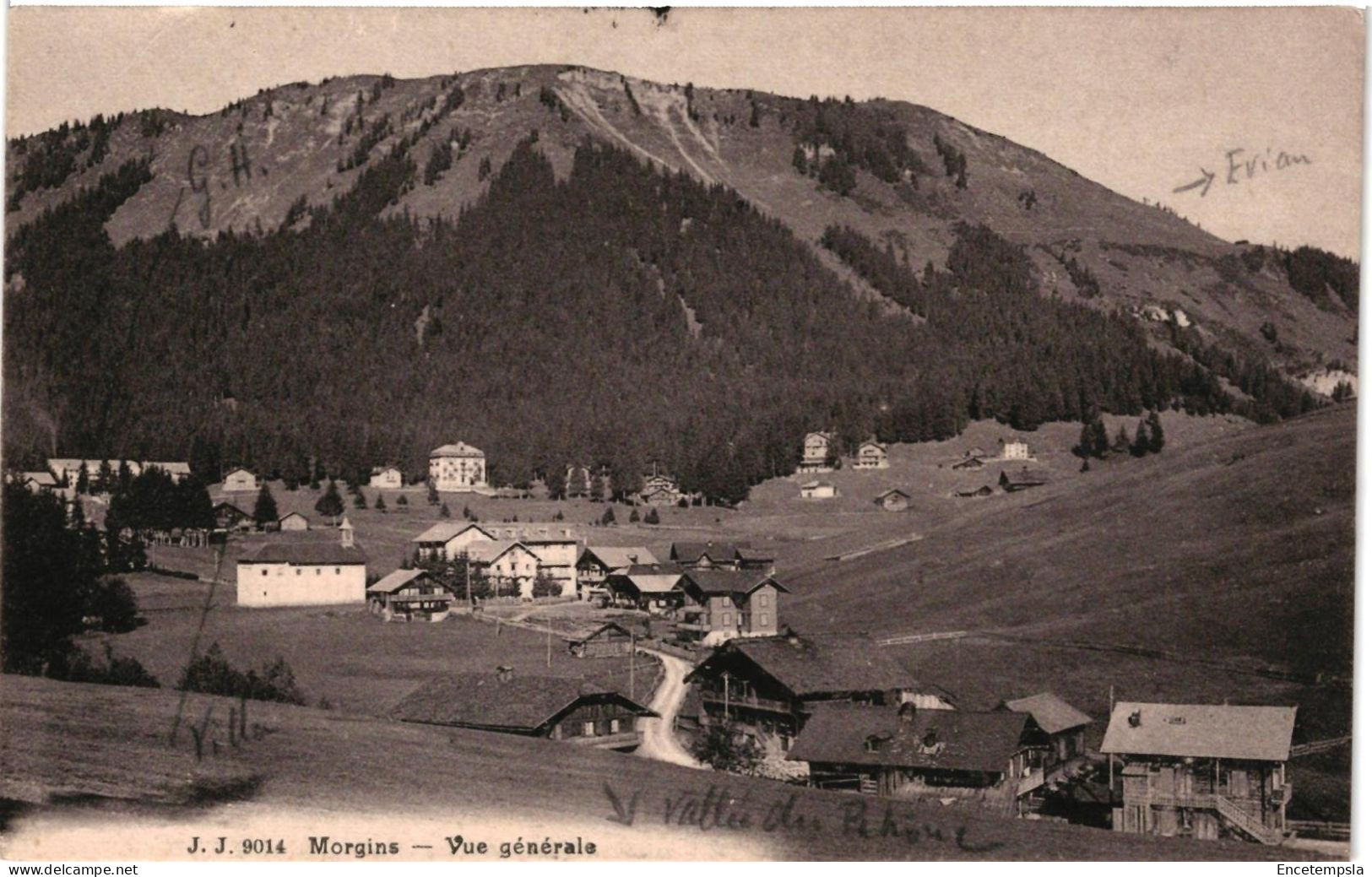 CPA Carte Postale  Suisse Morgins Vue générale 1912 VM100390
