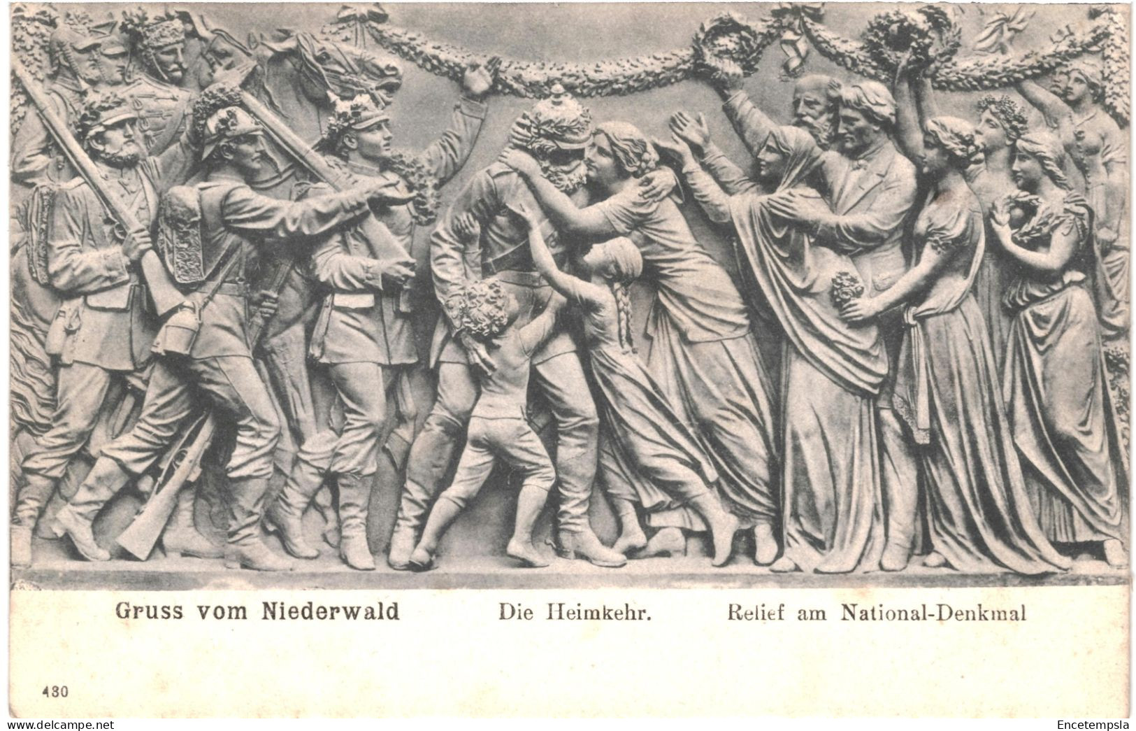 CPA Carte postale Suisse Niederwald  Relief am National Denkmal début 1900 VM74535