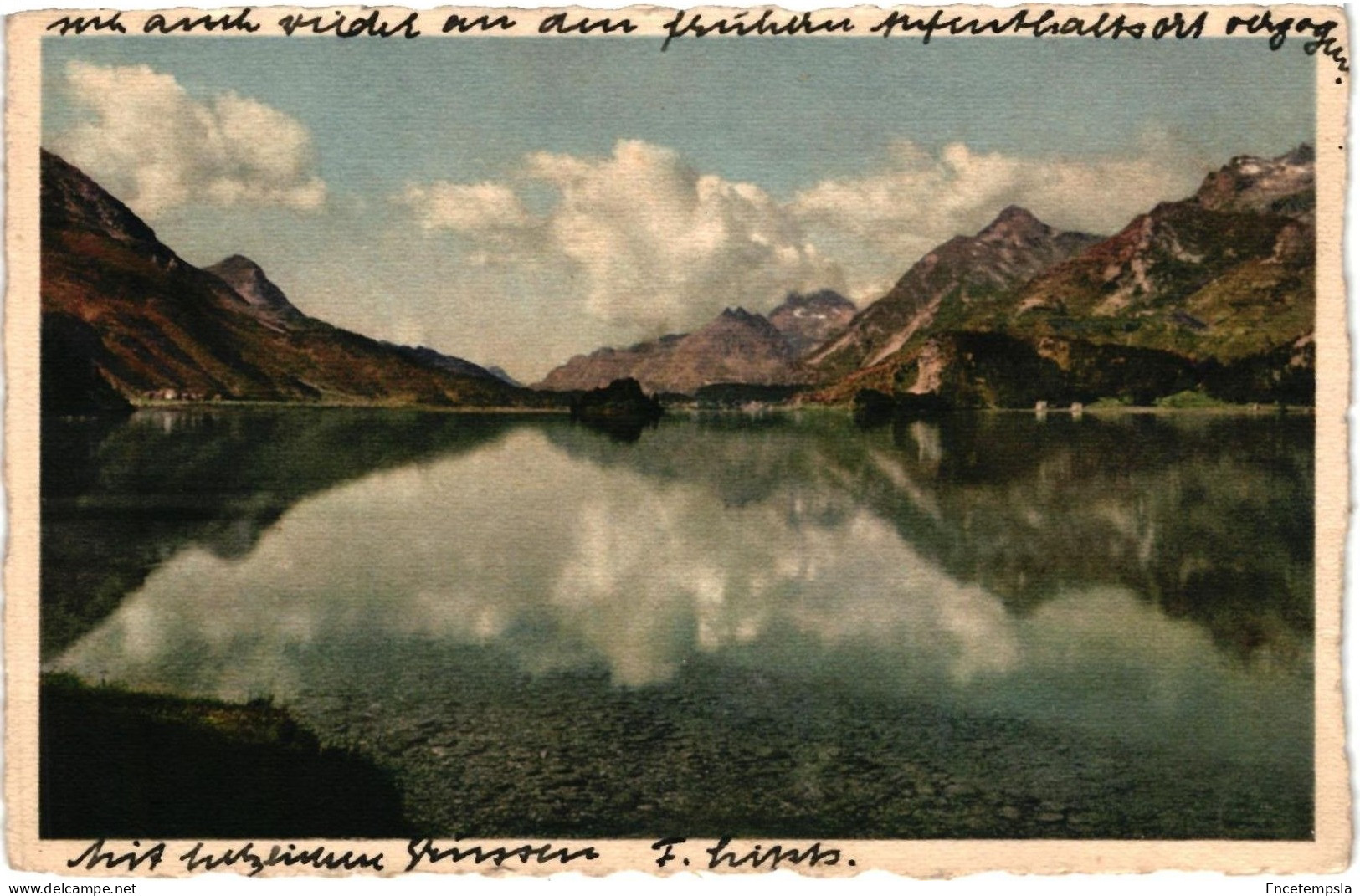 CPA  Carte Postale Suisse Sils im Engadin Sommer am Silsersee 1934 VM109439