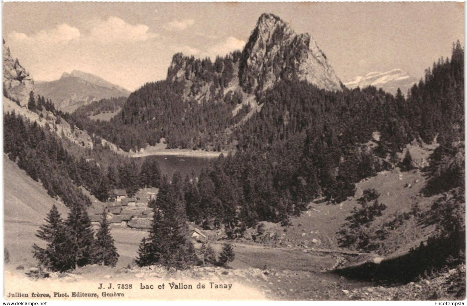 CPA  Carte Postale Suisse   Vouvry  Lac et Vallon de Tanay  VM96352