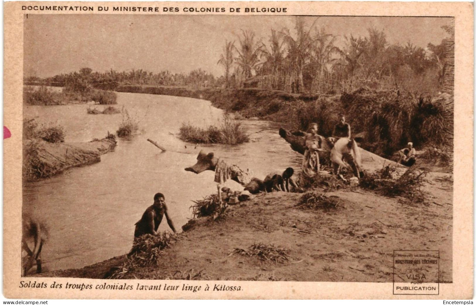 CPA Carte Postale Tanzanie  Soldats des troupes coloniales lavant leur linge à Kilossa  VM99671