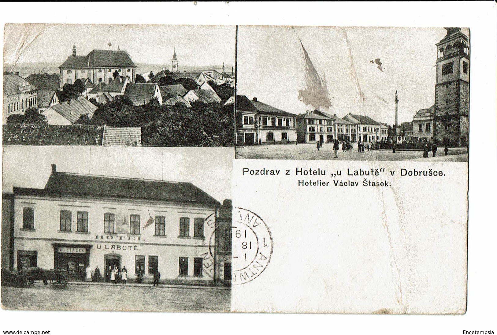 CPA - Carte Postale - Tchéquie -Dobruška  -1912 ? VM669