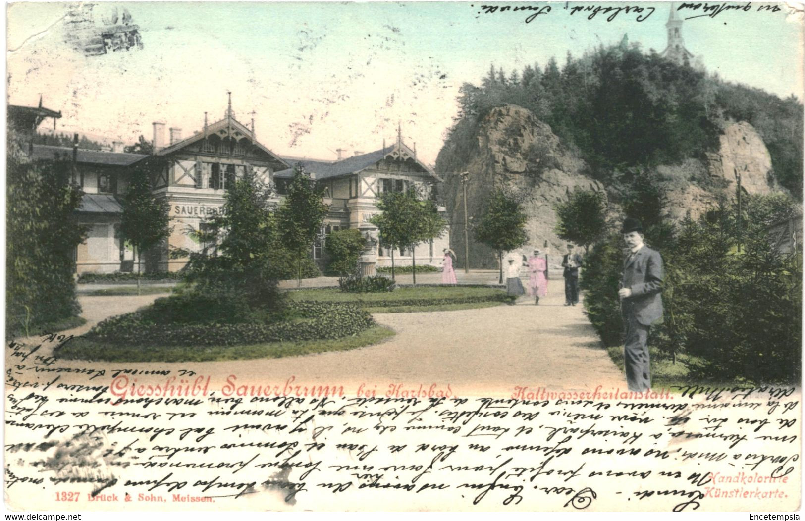 CPA-Carte Postale Tchéquie Karlsbad Karlovy Vary  Giesshübl-Sauerbrunn VM55493ok