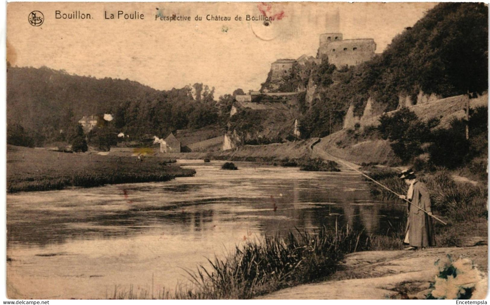 CPA   Carte PostaleBelgique  Bouillon  La Poulie Perspective du Château de Bouillon   VM107369
