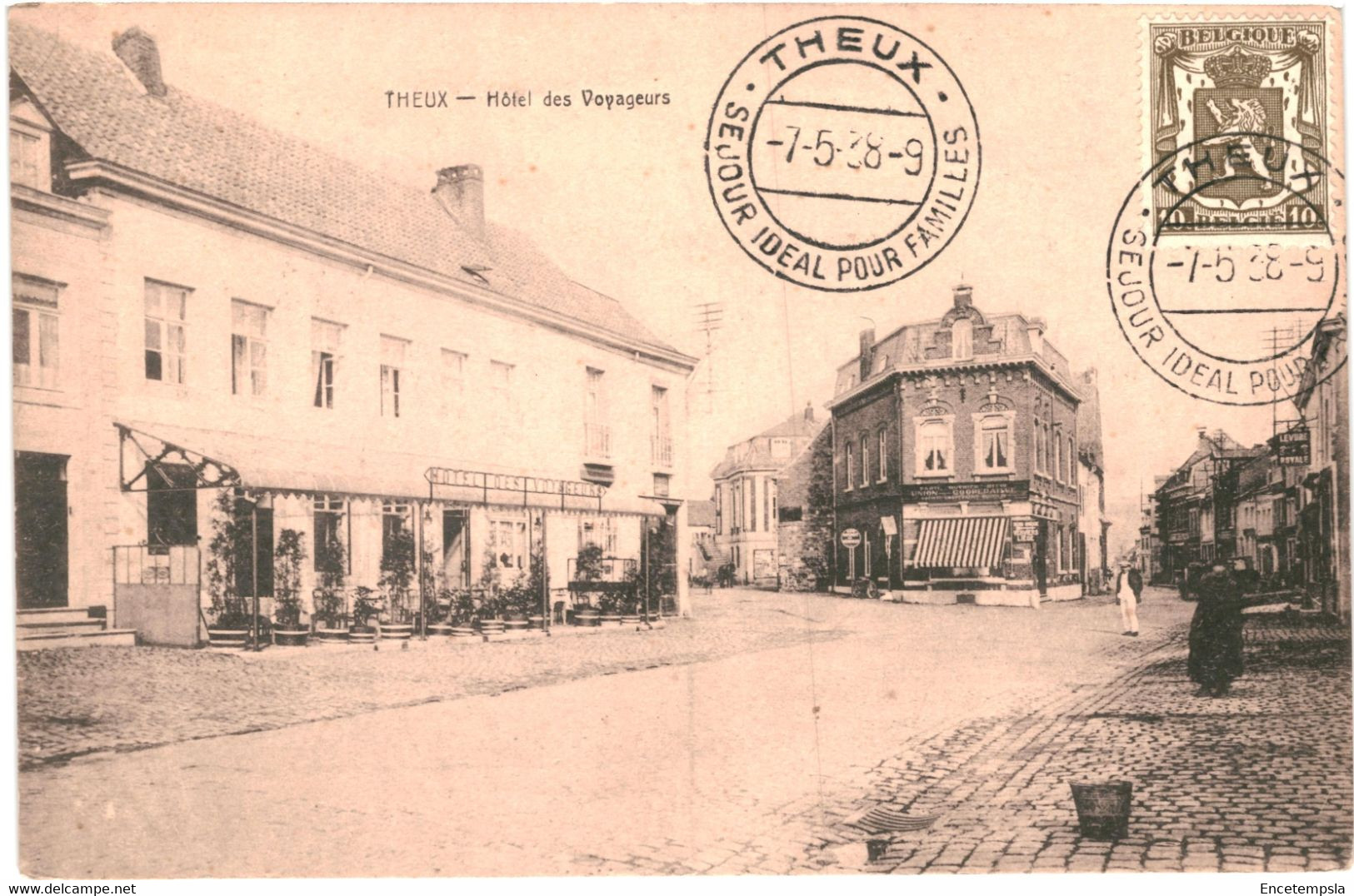 CPA Carte postaleBelgique Theux  Hôtel des voyageurs 1928  VM58323