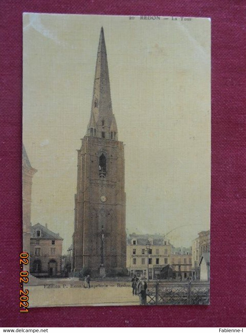 CPA - Carte Toilée - Redon - La Tour
