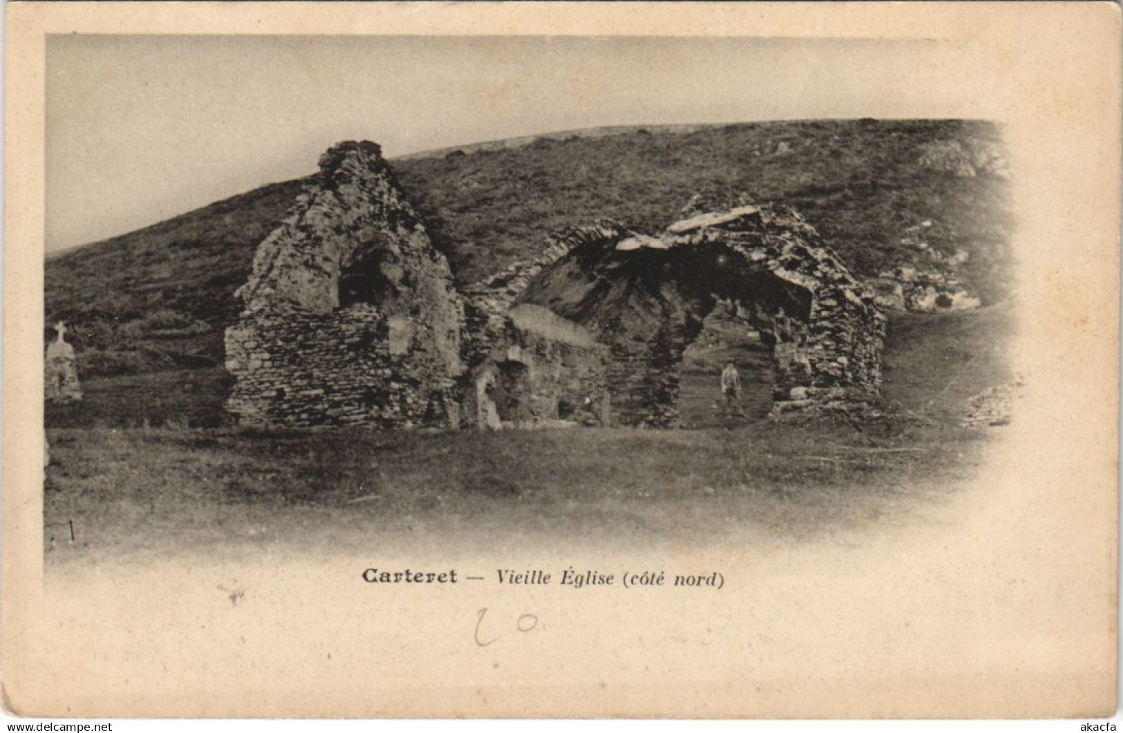 CPA CARTERET Vieille Eglise (999714)