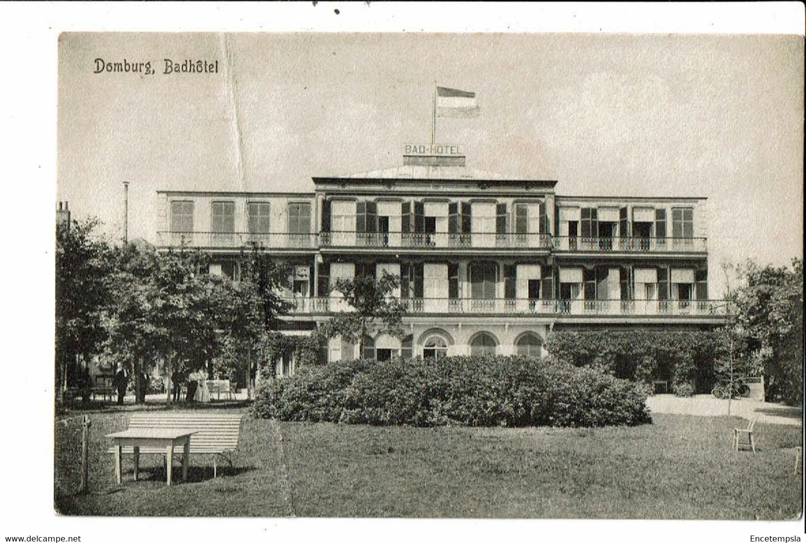 CPA-cartes Postale Pays Bas- Domburg-Badhôtel VM23027br