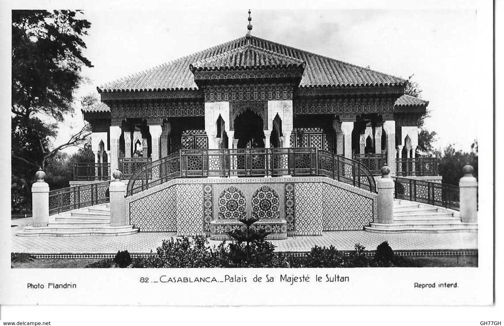 CPA CASABLANCA -palais sultan