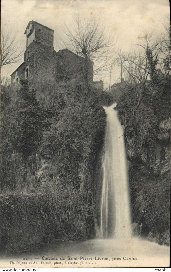 CPA Cascade de Saint Pierre Livron pres Caylus