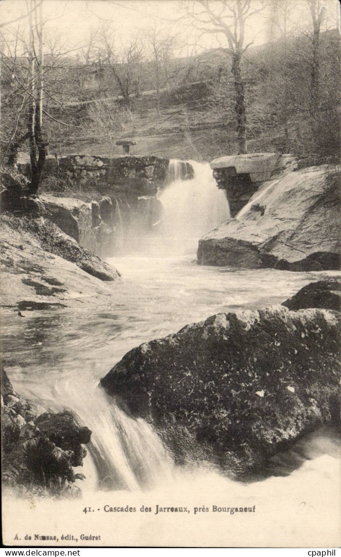 CPA Cascade des Jarreaux pres Bourganeuf